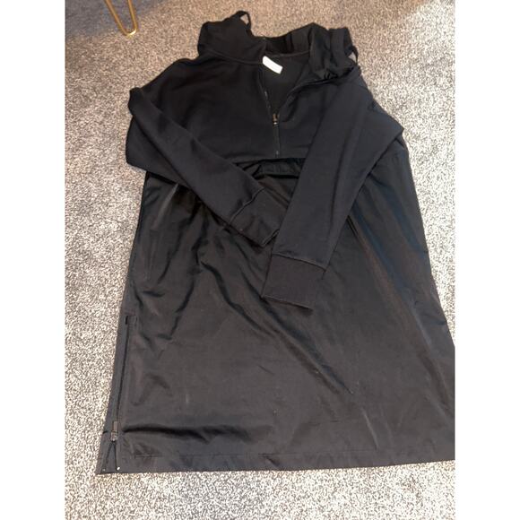 Athleta Radiant Hybrid Dress, Black SIZE M - Picture 1 of 4